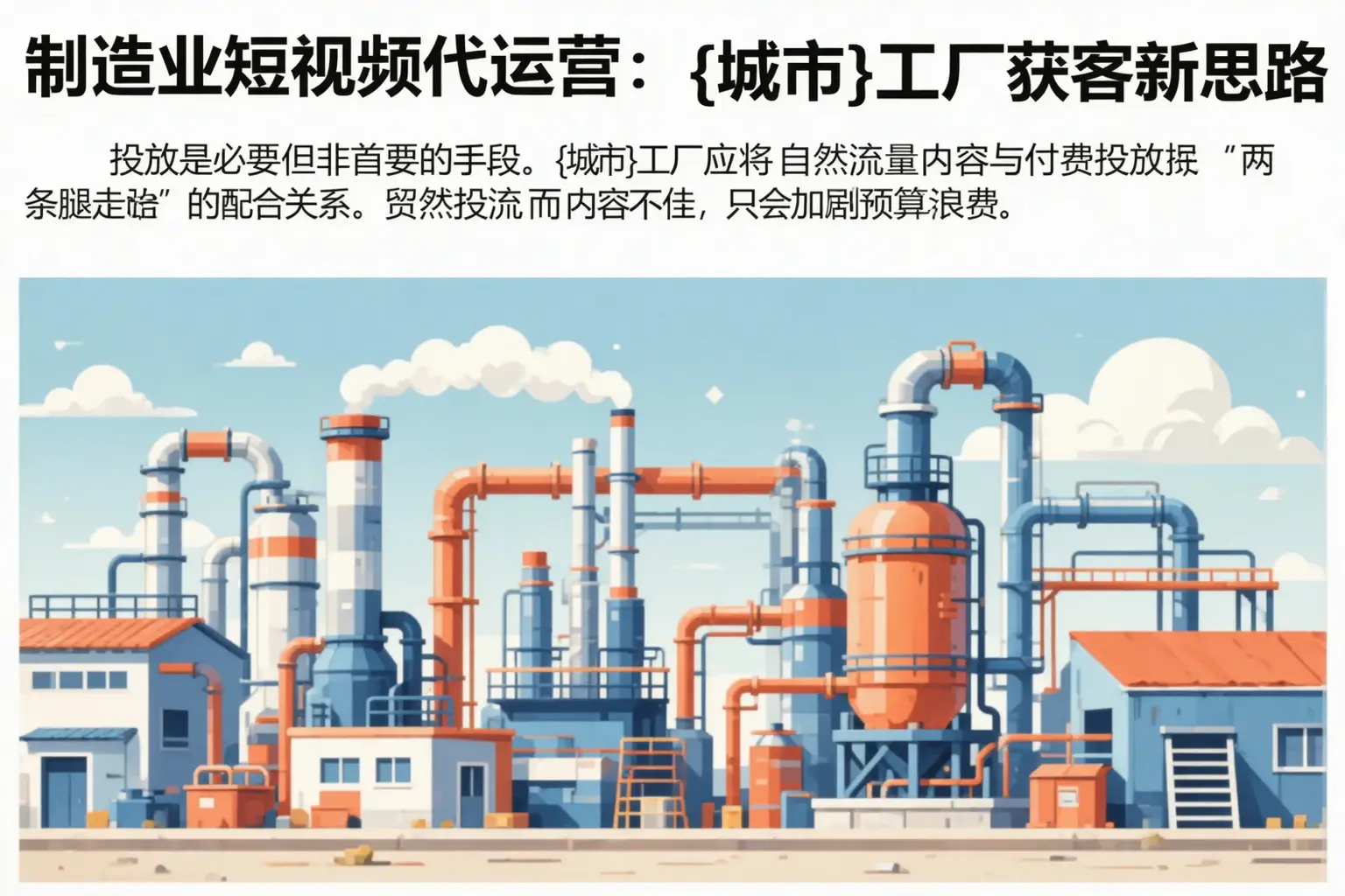 制造业短视频代运营：霍尔果斯工厂获客新思路